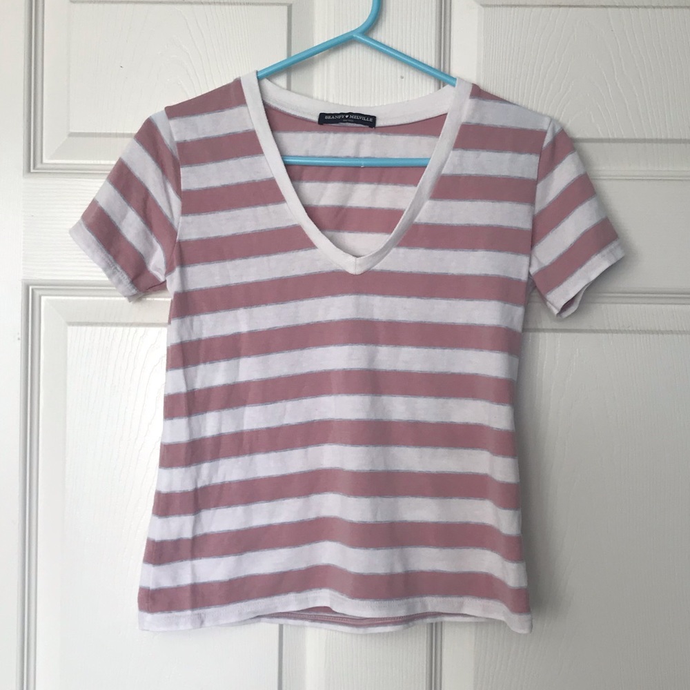 Striped Brandy Melville Tshirt